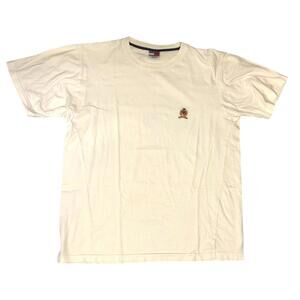 Tommy Hilfiger - White Embroidered White Vintage Y2K T-Shirt